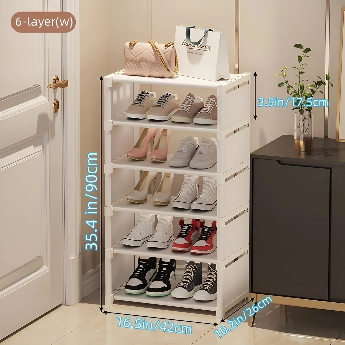 SkyRise Vertical Shoe Rack