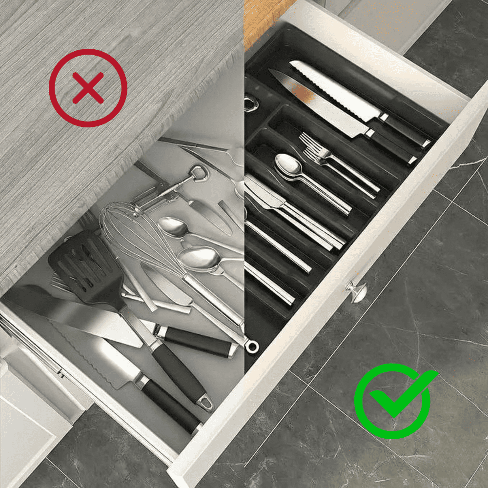 Expandable Custom-Fit Drawer Organizer