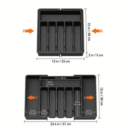Expandable Custom-Fit Drawer Organizer