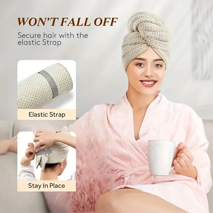 LuxeDry Hair Turban