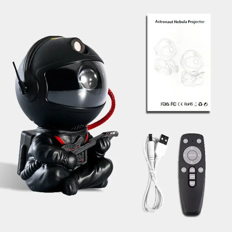 Galaxy Star Projector Night Lights Starry Sky Astronaut Atmosphere LED Lamp For Decorative Bedroom Ceiling Kids Children Gifts