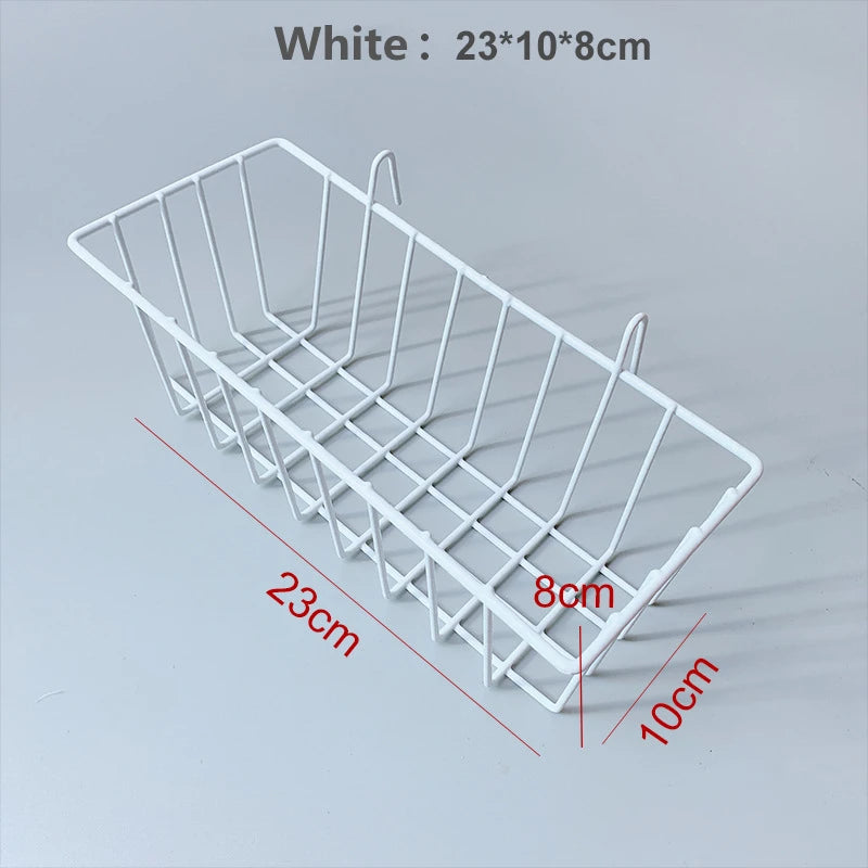 Home Wall Decoration DIY Art Iron Grid Decor Photo Frame Postcards Storage Wall Art Display Storage Rack Holder Shelf Organizer