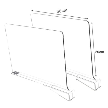 CrystalDivide Shelf Divider