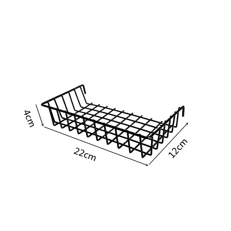Home Wall Decoration DIY Art Iron Grid Decor Photo Frame Postcards Storage Wall Art Display Storage Rack Holder Shelf Organizer